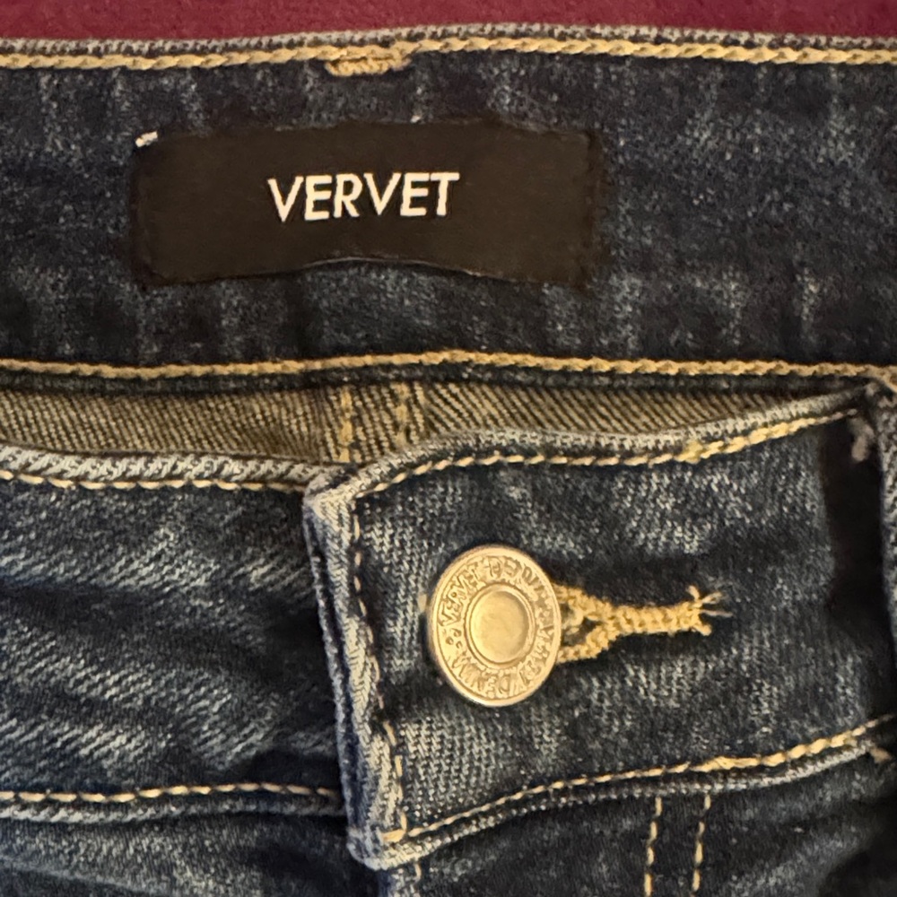 Vervet Women’s Distressed Denim Blue Jeans size 27 - Picture 3 of 15